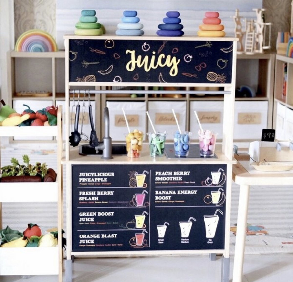 Stckrs | Juicy sapbar |Sticker Set | Ikea Düktig keuken